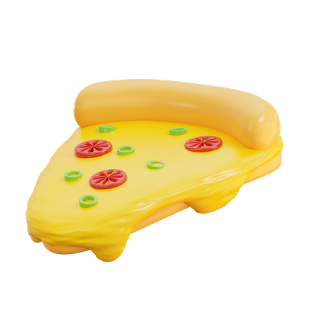 Tranche de pizza  3D Icon