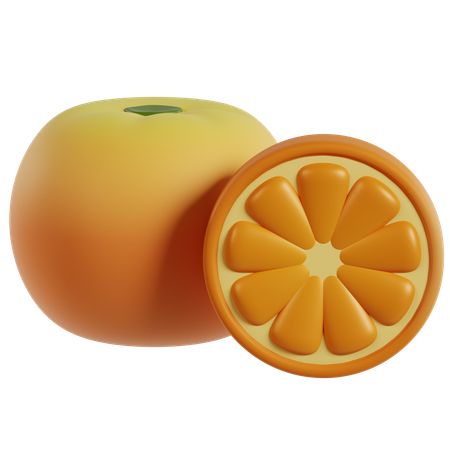 Tranches d'orange  3D Icon