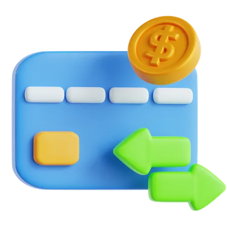 Transação  3D Icon