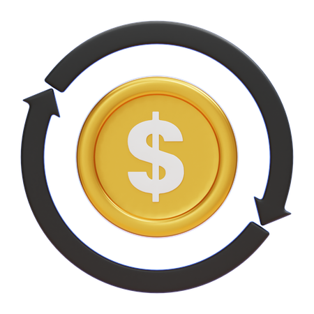 Transação  3D Icon