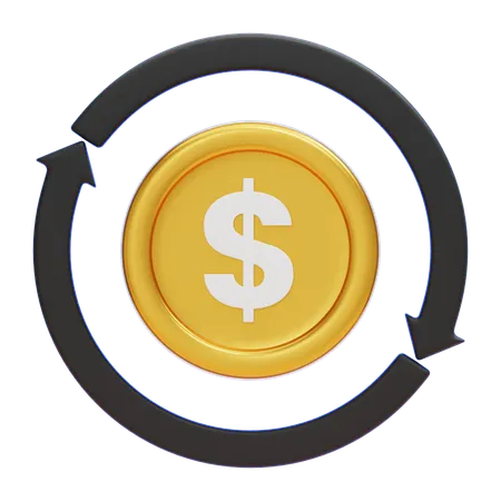 Transação  3D Icon