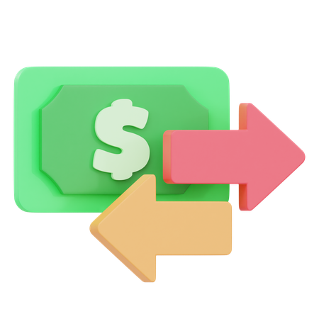 Transação  3D Icon