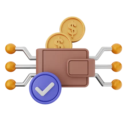 Verificação de transação  3D Icon