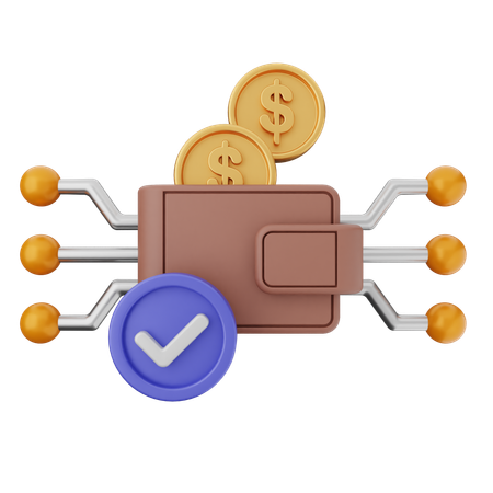 Verificação de transação  3D Icon