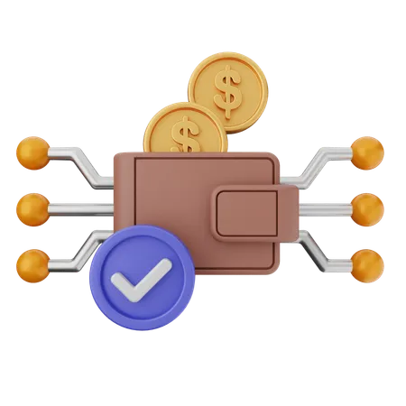 Verificação de transação  3D Icon