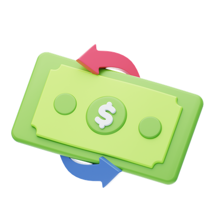 Transacción  3D Icon