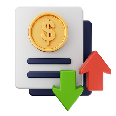 Financiación de transacciones  3D Icon