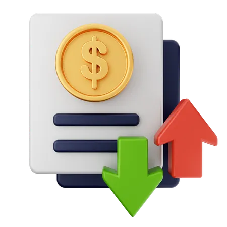 Financiación de transacciones  3D Icon