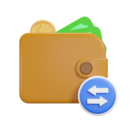 Pago de transacción  3D Icon