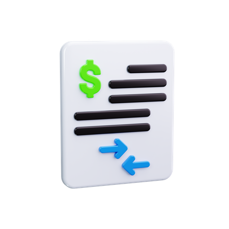 Transaction  3D Icon