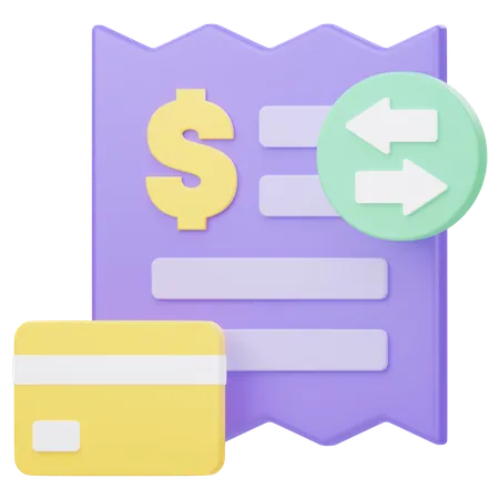 Transaction  3D Icon