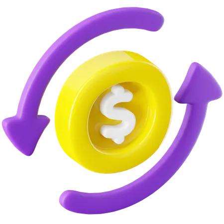 Transaction  3D Icon