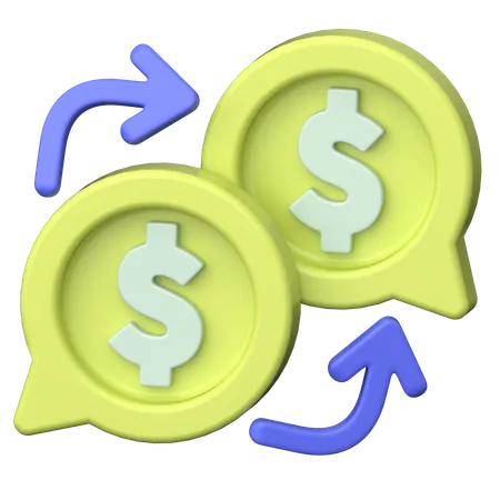 Transaction  3D Icon