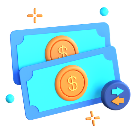 Transaction  3D Icon