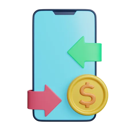 Transaction  3D Icon