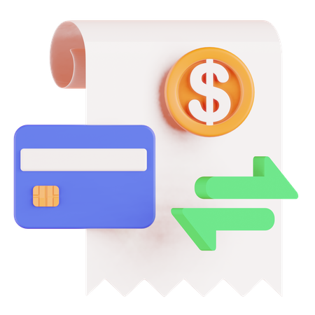 Transaction  3D Icon