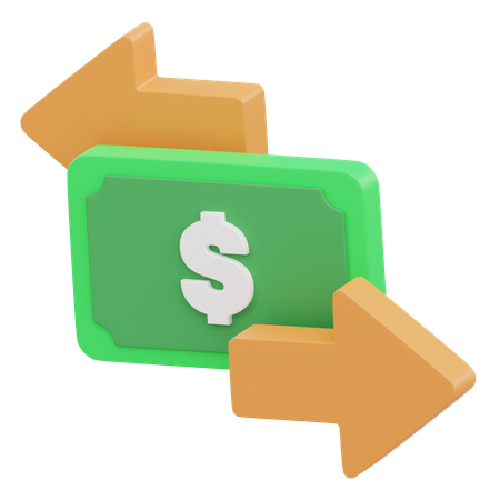 Transaction  3D Icon