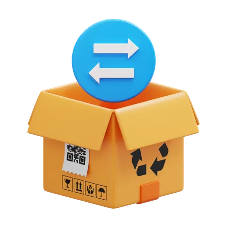 Transaction Box  3D Icon