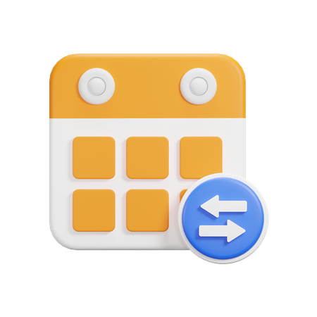 Transaction Calendar  3D Icon