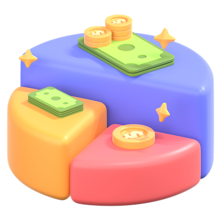 Transaction Chart  3D Icon