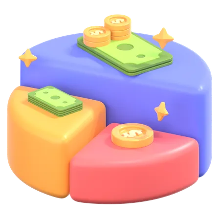 Transaction Chart  3D Icon