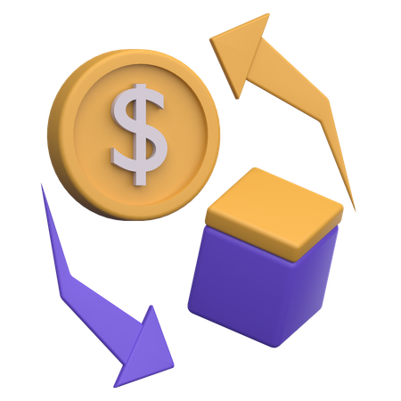 Transaction d'achat  3D Icon