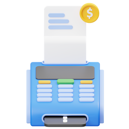 Transaction de paiement  3D Icon