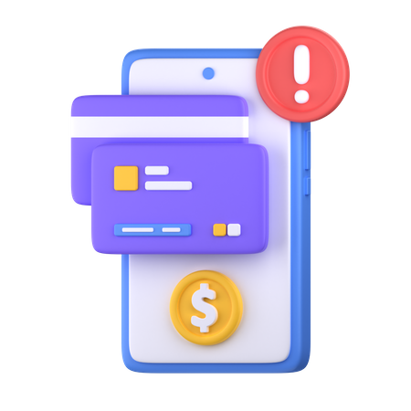 Transaction Error  3D Icon