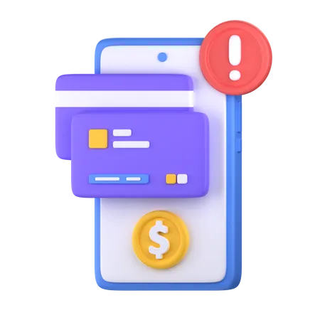 Transaction Error  3D Icon