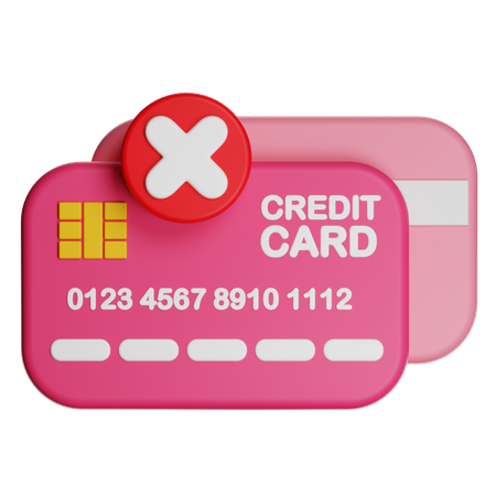 Transaction Failed  3D Icon