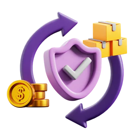 Transaction financière  3D Icon