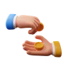 Transaction hand gesture