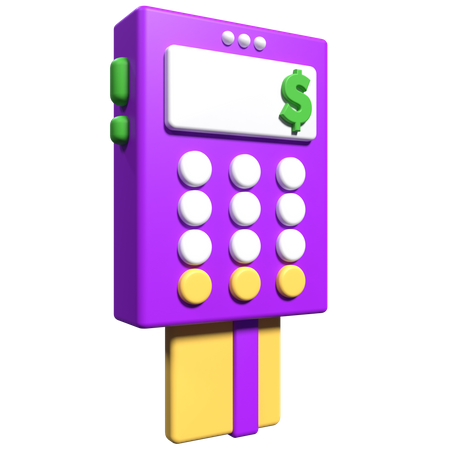 Transaction Machine  3D Icon