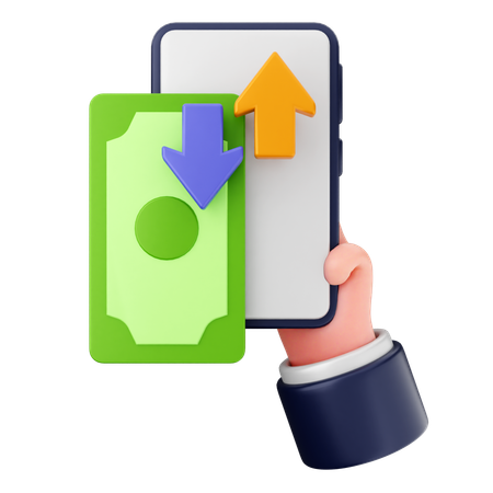 Transaction Money Payment  3D Icon