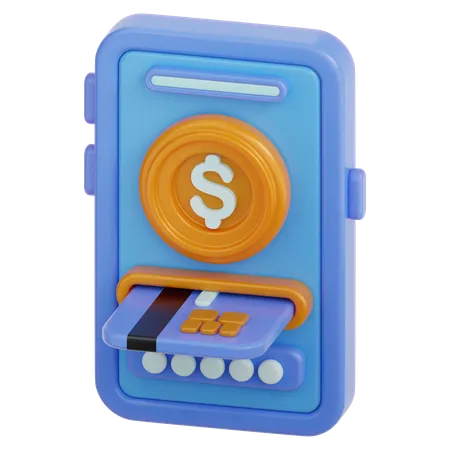 Transaction par carte  3D Icon