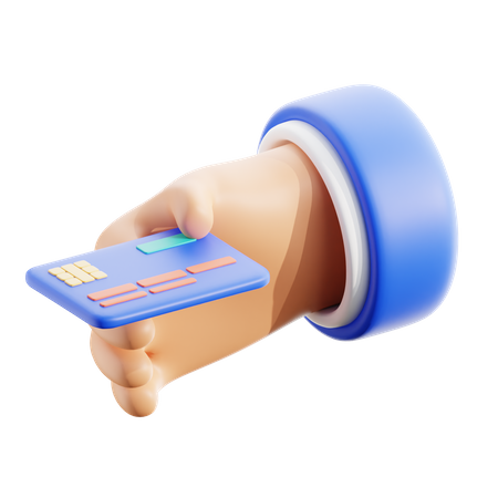 Transaction par carte de débit  3D Icon