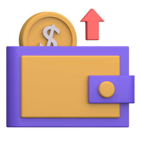 Portefeuille de transactions  3D Icon