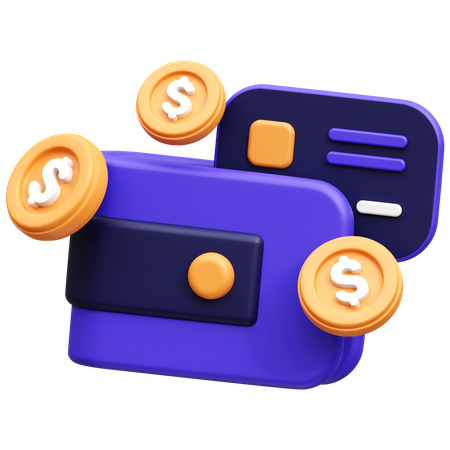 Portefeuille de transactions  3D Icon