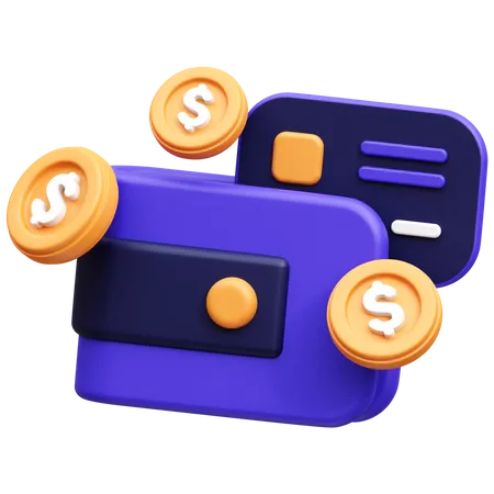 Portefeuille de transactions  3D Icon