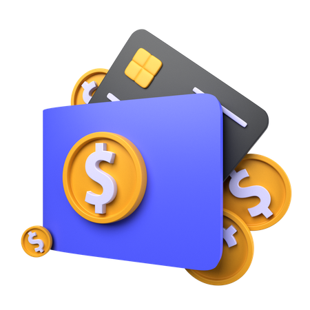 Portefeuille de transactions  3D Icon