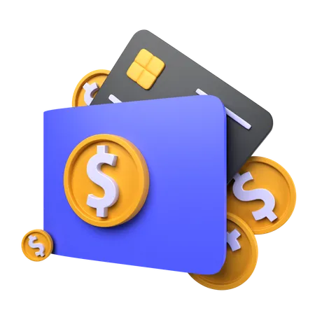 Portefeuille de transactions  3D Icon