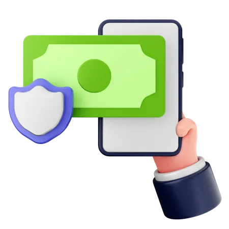 Transaction Secure  3D Icon