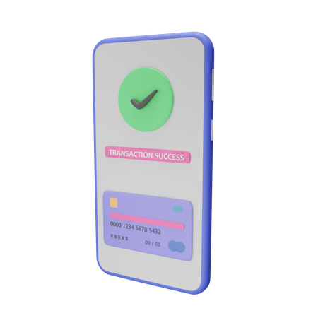 Transaction Success  3D Icon