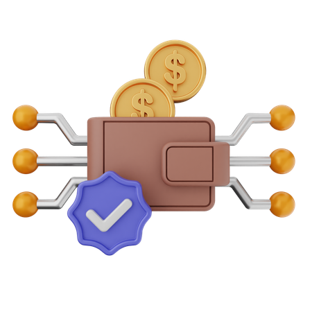 Transaction Verification  3D Icon