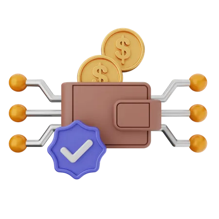 Transaction Verification  3D Icon