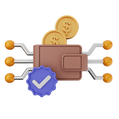 Transaction Verification  3D Icon