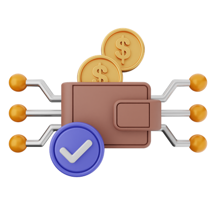 Transaction Verification  3D Icon