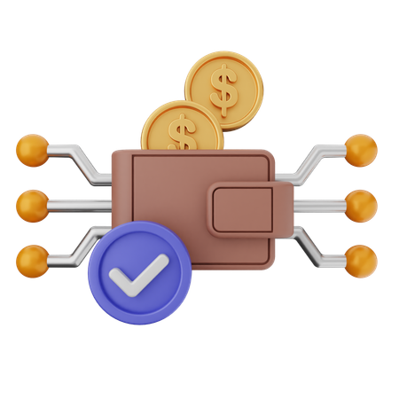 Transaction Verification  3D Icon