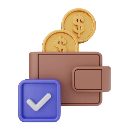 Transaction Verification  3D Icon