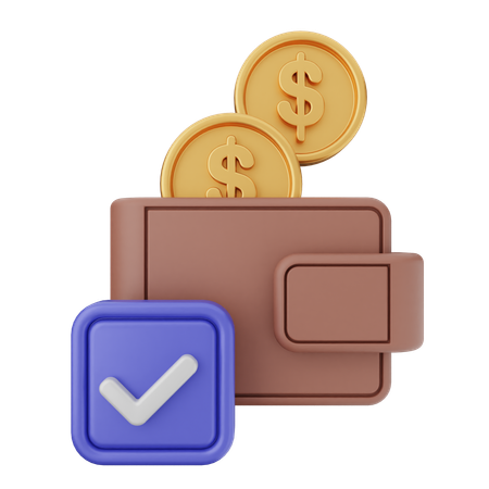 Transaction Verification  3D Icon